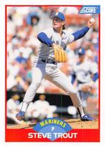 Cartão de Baseball 1989 Score Steve Trout Mariners 522