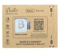 Cartão de carteira de armazenamento a frio Ballet REAL Series Bitcoin Brown Cartão de carteira de armazenamento a frio Ballet REAL Series Bitcoin Brown