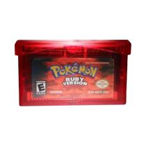 Cartão De Console De Cartucho De Videogame De 32 Bits Multilíngue Pokémon Emerald Ruby FireRed