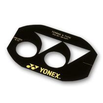 Cartão de estêncil de tênis YONEX para 90-99 polegadas quadradas. Cabeça de raquete Cartão de estêncil de tênis YONEX para 90-99 polegadas quadradas. Cabeça de raquete