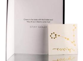 Cartão de felicitações Flash Tattoos Cartas do Zodíaco Signo de Peixes