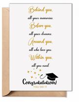 Cartão de Formatura TRIDECOR 13 x 18 cm com Mensagem Inspiradora Cartão de Formatura TRIDECOR 13 x 18 cm com Mensagem Inspiradora