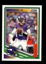 Cartão de Futebol Score 2025 J.J. McCarthy Vikings 291