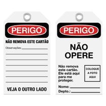 Cartão de Identificação de Bloqueio Perigo com Foto Brady CT8010 Cartão de Identificação de Bloqueio Perigo com Foto Brady CT8010