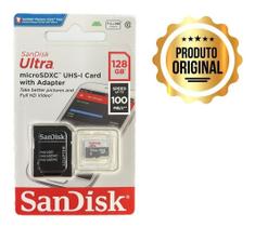 Cartão de Memoria 128 Gb Compativel com cameras de Segurança e Smartphones - Sandisk