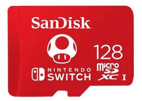Cartão De Memória 128gb Nintendo Switch Sandisk SDSQXAO128GBGNCZN