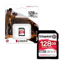 Cartão de Memoria 128gb Sd 280mb/s 100mb/s Canvas React Plus SDR2V6/128GB Kingston