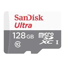 Cartão de Memória 128GB Ultra 100mb/s Sandisk Micro SD + Adaptador