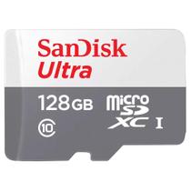 Cartão de Memória 128GB Ultra Micro SD Classe 10 SDSQUNR-128G-GN3MA - Sandisk