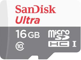 Cartao De Memoria 16 Gb Sandisk Ultra Micro Sd Classe 10 100