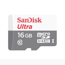 Cartao de memoria 16gb classe 10 microsd ultra - sandisk
