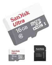 Cartão De Memória 16gb Micro Sd Ultra 80mbs Sandisk