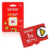 Cartão de Memoria. 1Tb Micro SD Cl10 160mb/s Leit LMSPLAY001T-BNNNU Lexar