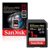 Cartão de Memoria. 1Tb Sd Cl10 170mb/s Extreme Pro SDSDSDXXD-1T00-GN4IN Sandisk