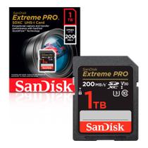 Cartão de Memoria. 1Tb Sd Cl10 200mb/s Leit Extreme Pro SDSDXXD-1T00-GN4IN Sandisk