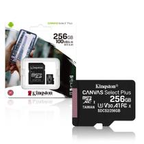 Cartão de Memoria. 256Gb Micro Sd 100mb/s Canvas Select Plus SDCS2/256GB Kingston