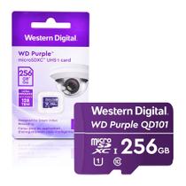 Cartão de Memoria 256gb Micro Sd Ultra Endurance Purple CFTV WDD256G1P0C Western Digital