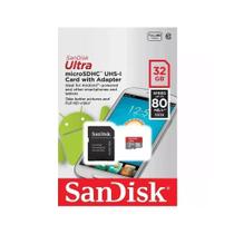 Cartão de Memória 32GB Micro SD Classe 10 c/ Adap. - Sandisk