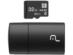 Cartão de Memória 32GB Micro SD Multilaser - Classe 10 MC163 Cartão de Memória 32GB Micro SD Multilaser - Classe 10 MC163