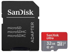 Cartão de Memória 32GB Micro SD SanDisk Classe 10 - Ultra Cartão de Memória 32GB Micro SD SanDisk Classe 10 - Ultra