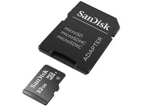 Cartão de Memória 32GB Micro SDHC com Adaptador - SanDisk Cartão de Memória 32GB Micro SDHC com Adaptador - SanDisk