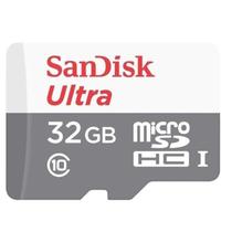 Cartão de Memória 32GB Ultra 100mb/s Sandisk Micro SD + Adaptador