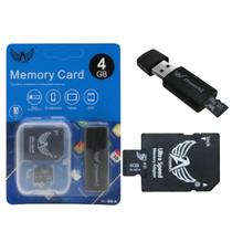 Cartão de Memória 4/8/32Gb + 2 Adaptador SD Classe 10 Para Celular Tablet Gps Som Automotivo Câmera