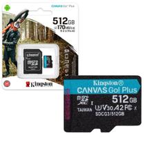 Cartao de Memoria 512gb Canvas Go Plus Micro SD 170mb/s Leit