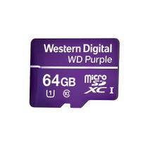 Cartão de Memória 64 GB Micro SD WD Purple Intelbras
