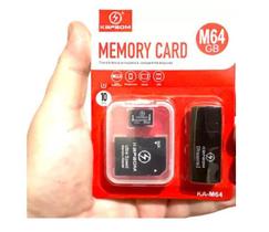 Cartão De Memória 64 Gb + Pen Drive Adaptador Sd