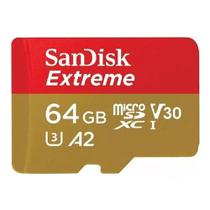 Cartão de Memória 64gb Micro Sd Extreme 160mbs Sandisk (Drones, Câmeras de Ação)