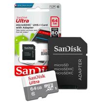 Cartão De Memória 64Gb Micro Sd Sandisk, Alta Capacidade.