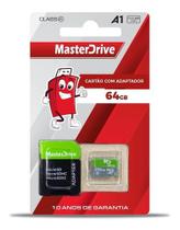 Cartão de Memória 64GB MicroSD MicroSDHC MicroSDXC MasterDrive Ultra Rápido