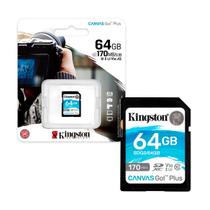 Cartão de Memoria 64Gb Sd Cl10 170mb/s Canvas Go Plus SDG3/64GB Kingston