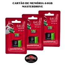 Cartão De Memória 64Gb Ultra Com Adaptador Sd Classe 10 Para Musica Video Foto - MasterDrive