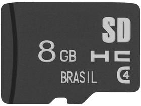 Cartão de Memória 8GB Micro SD Multilaser Classe 4 - MC141