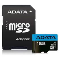 Cartão de Memória Adata 16GB Classe 10 com Adaptador - AUSDH16GUICL10A1-RA1