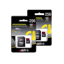 Cartão de memória addlink Gaming microSDXC 256 GB, pacote com 2 unidades e mais adaptador Cartão de memória addlink Gaming microSDXC 256 GB, pacote com 2 unidades e mais adaptador
