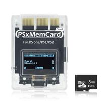 Cartão de memória BITFUNX PSXMemcard Gen2 para PS2/PS1/PS One