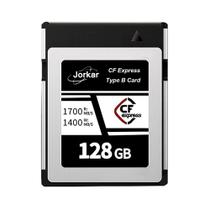 Cartão de memória CFexpress Tipo B Jorkar 128GB para câmeras 8K