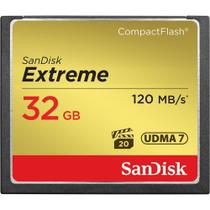 Cartão de Memória Compact Flash Extreme 32GB 120MB/s SanDisk