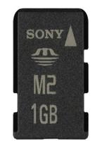 Cartão de Memória Flash Sony Memory Stick Micro (M2) 1GB Cartão de Memória Flash Sony Memory Stick Micro (M2) 1GB