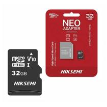 Cartão de Memória HIKSEMI MICRO SD 32GB + Adaptador
