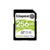Cartão de Memória Kingston 256GB Classe 10 100MB/s SDS2