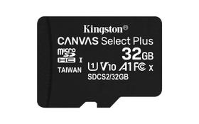 Cartão de Memória Kingston Canvas 32GB, Micro SD com Adaptador, Classe 10, 100MB/s - SDCS2/32GB