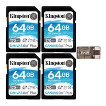 Cartão de memória Kingston Canvas Go Plus 64GB SDXC 170MB/s