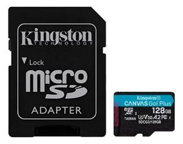 Cartão De Memória Kingston Canvas Go Plus, Microsd 128Gb