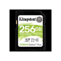 Cartão de Memória Kingston Canvas Select Plus 256GB Classe 10 - Alta Velocidade de Leitura 100MB/s