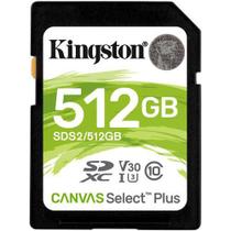 Cartão De Memória Kingston Sd Xc 512Gb Uhs-I 100Mb/S