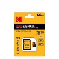 Cartão de Memória KODAK Micro SD 64GB, 90 MB/s, Classe 10 U3, 4K HD